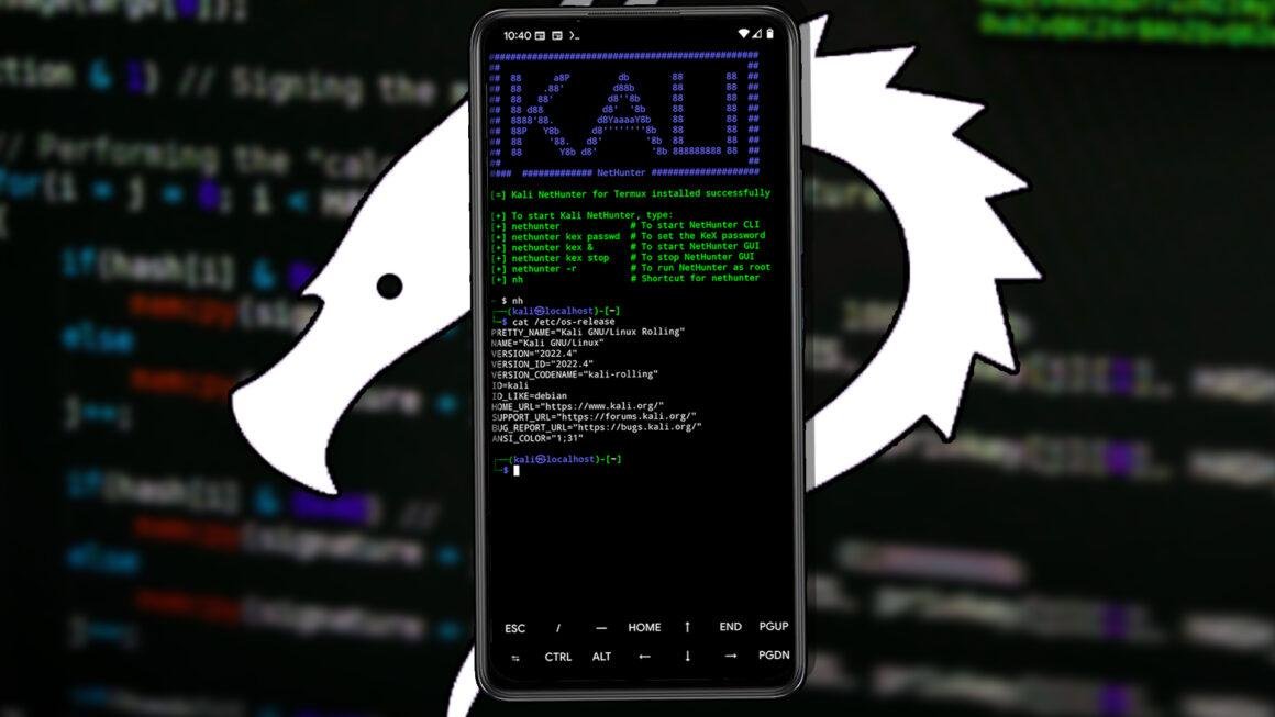 Install Kali Linux Nethunter On Any Android Device