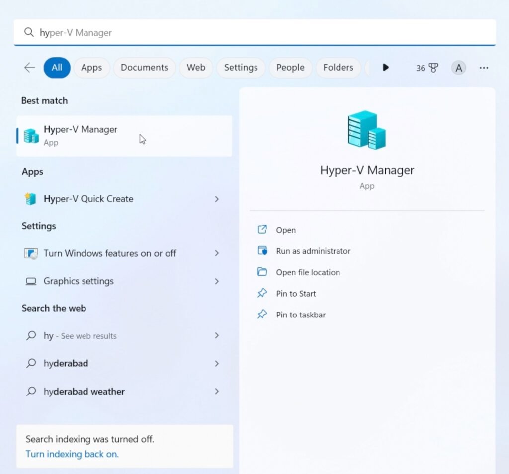 Enable Hyper V In Windows 11