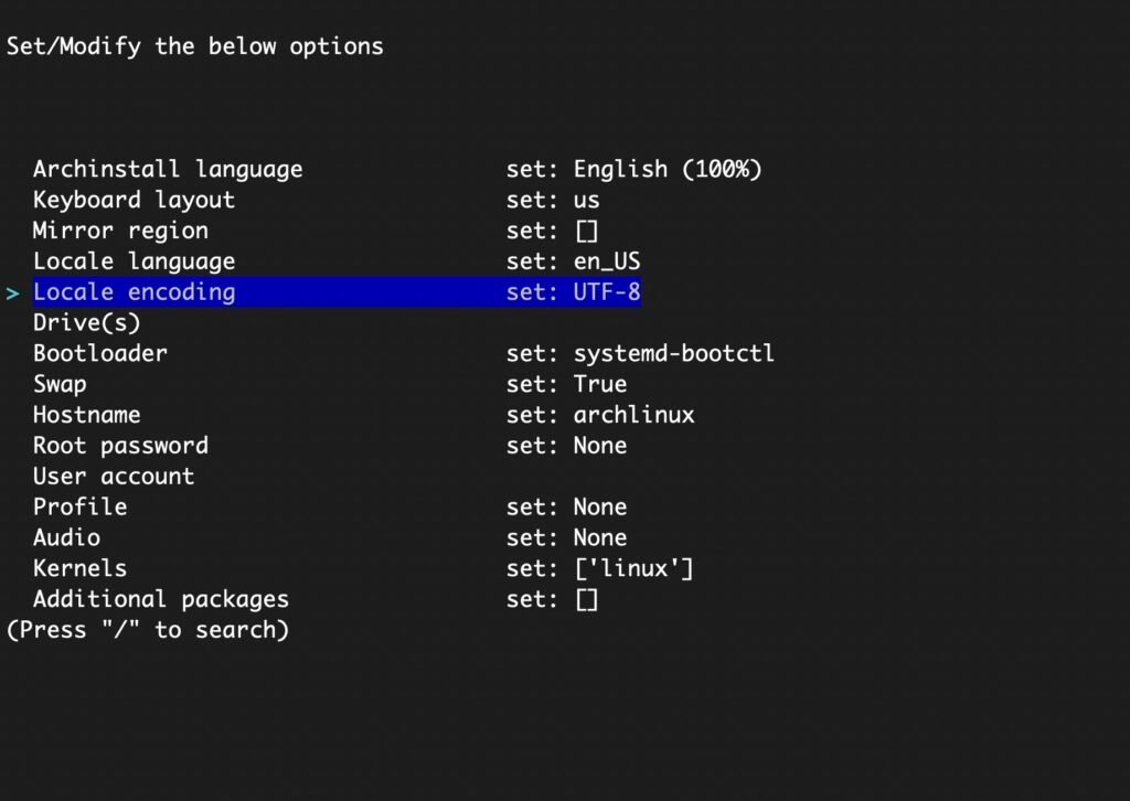 install arch linux 2023