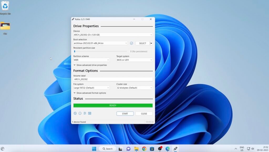 install arch linux 2023